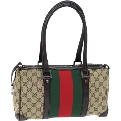 Pre-owned Canvas gucci-bags , female, Sizes: ONE SIZE - Gucci Vintage - Modalova