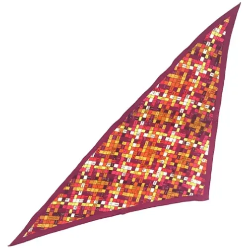 Pre-owned Multicolored Silk Hermès Scarf , female, Sizes: ONE SIZE - Hermès Vintage - Modalova