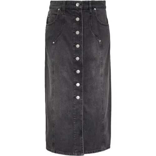 Denim Skirt Vandy with Pockets , female, Sizes: XS, M, L - Isabel Marant Étoile - Modalova