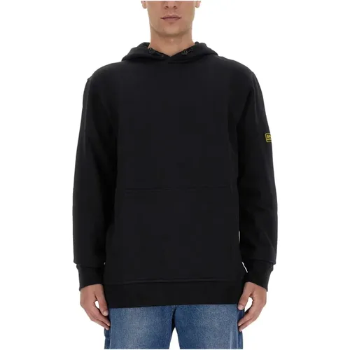 Logo Oversize Cotton Sweatshirt , male, Sizes: M - Barbour - Modalova