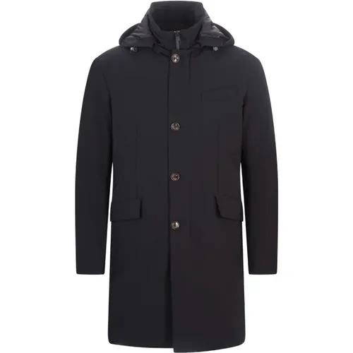 Wool Parka with Removable Hood , male, Sizes: XL, 2XL, M, 3XL, L - Montecore - Modalova