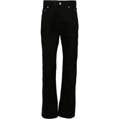 Bootcut Jeans with Logo Patch , male, Sizes: W34 - Rick Owens - Modalova