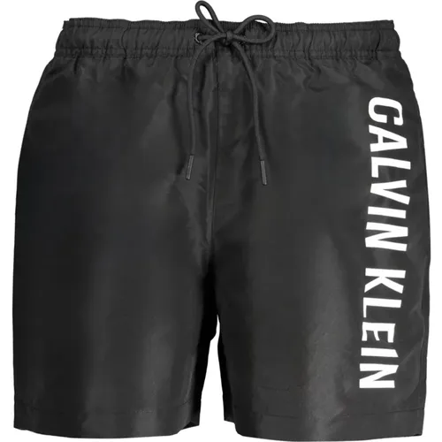 Herren Badeboxershorts Schwarz , Herren, Größe: M - Calvin Klein - Modalova