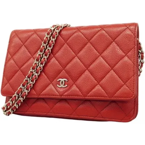 Pre-owned Leather wallets , female, Sizes: ONE SIZE - Chanel Vintage - Modalova