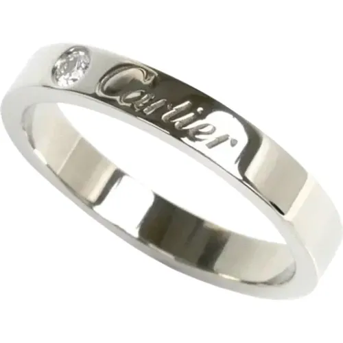 Pre-owned Metal rings , female, Sizes: ONE SIZE - Cartier Vintage - Modalova