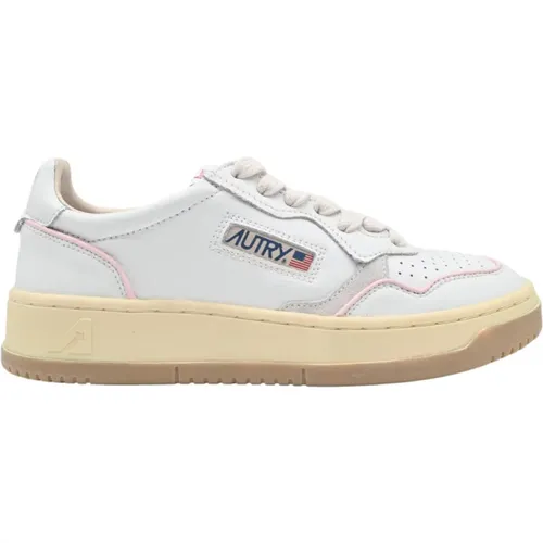 Open Low Women Leather Sneakers , female, Sizes: 5 UK, 7 UK, 3 UK - Autry - Modalova