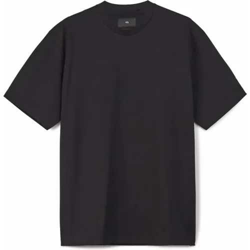 Oversized Herren T-Shirt - Schwarz , Herren, Größe: L - Y-3 - Modalova