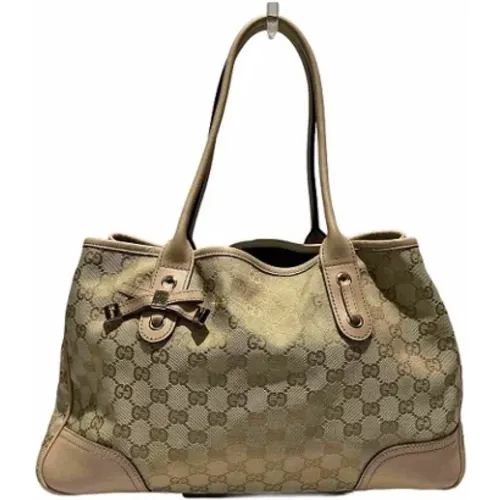 Pre-owned Canvas totes , female, Sizes: ONE SIZE - Gucci Vintage - Modalova