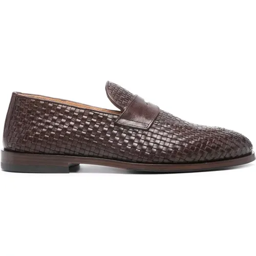 Italian Leather Loafers , male, Sizes: 10 UK, 9 UK, 7 UK - BRUNELLO CUCINELLI - Modalova