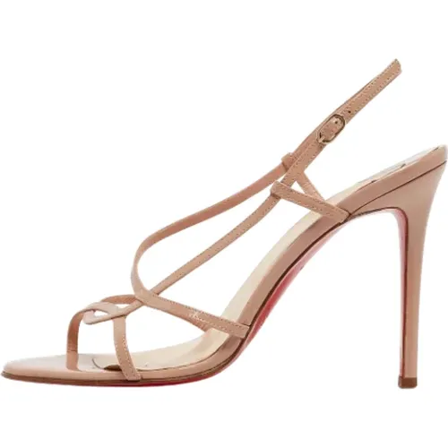 Pre-owned Leather sandals , female, Sizes: 6 UK - Christian Louboutin Pre-owned - Modalova