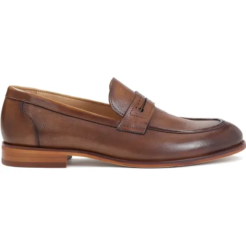 Herren Slip-On Smart Casual Wildleder Loafers - Kazar - Modalova