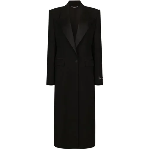 Tuxedo Coat , female, Sizes: S - Dolce & Gabbana - Modalova