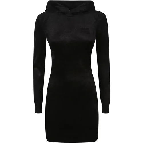 Geprägtes Logo Mini Kleid , Damen, Größe: XS - T by Alexander Wang - Modalova