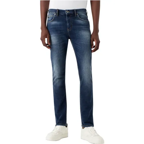 Classic Straight Fit Jeans , male, Sizes: W31 - Emporio Armani - Modalova