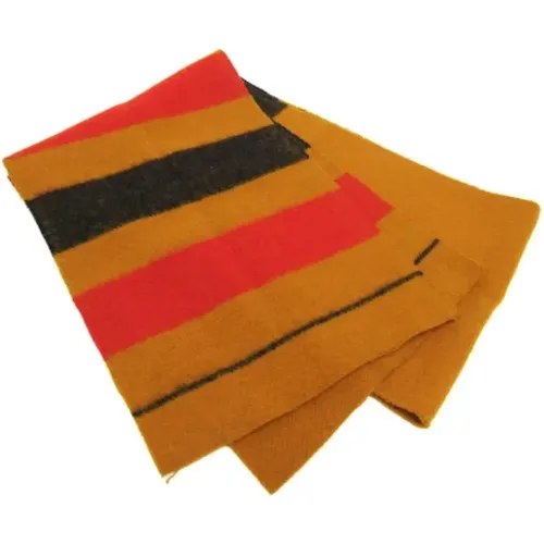 Pre-owned Wool scarves , male, Sizes: ONE SIZE - Hermès Vintage - Modalova
