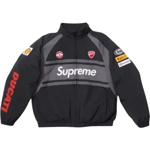 Limitierte Auflage Track Jacket Schwarz - Supreme - Modalova