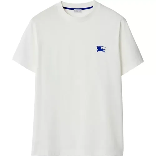 Equestrian Knight Design T-shirt , male, Sizes: L, M - Burberry - Modalova