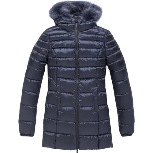 Damen Winter Daunenjacke mit Pelz , Damen, Größe: M - RefrigiWear - Modalova