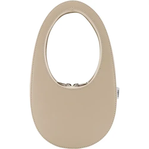Leather Handbag with Zip Closure , female, Sizes: ONE SIZE - Coperni - Modalova