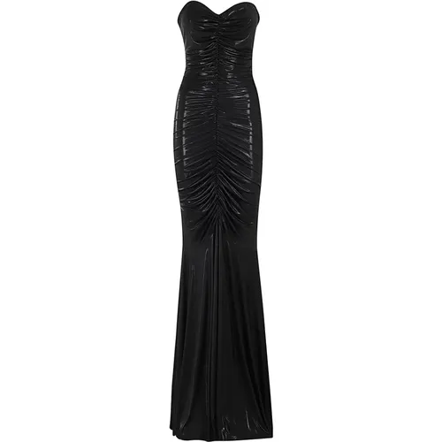 Elegantes Fishtail-Kleid mit geraffter Vorderseite - Norma Kamali - Modalova