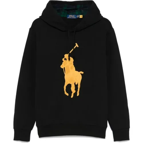 Herrenbekleidung Sweatshirts Schwarz Aw24 , Herren, Größe: M - Ralph Lauren - Modalova