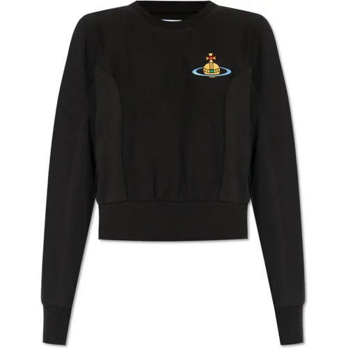 Sweatshirt with logo , female, Sizes: L, M, S - Vivienne Westwood - Modalova