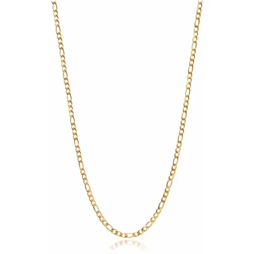 Gold Figaro Chain Choker , female, Sizes: 2XS - Nialaya - Modalova