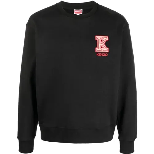 Logo-Patch Sweaters , male, Sizes: XL - Kenzo - Modalova