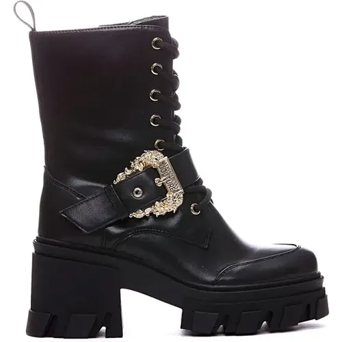 Sophie Schwarze Damenschuhe , Damen, Größe: 39 EU - Versace Jeans Couture - Modalova