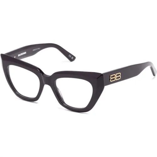 Lila Optische Brille Stilvoll und vielseitig,Modische Brille - Balenciaga - Modalova