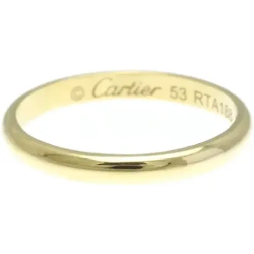 Pre-owned Rose Gold rings , female, Sizes: ONE SIZE - Cartier Vintage - Modalova