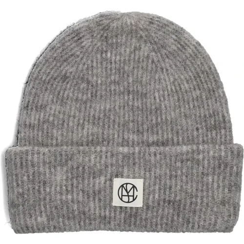 Icon Beanie für Stilvolle Wärme , Damen, Größe: ONE Size - moss copenhagen - Modalova