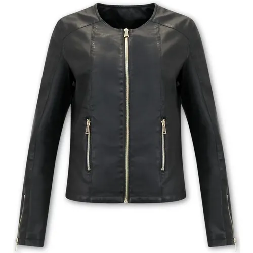 Leather Jackets for Women - Ay171 , female, Sizes: M, S - Matogla - Modalova