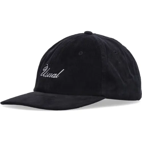 Schwarze Italic Cap Streetwear - Usual - Modalova