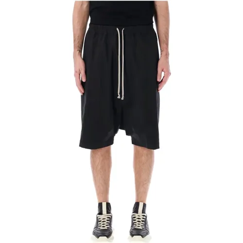 Bermuda Shorts with Oversize Fit , male, Sizes: L, M - Rick Owens - Modalova