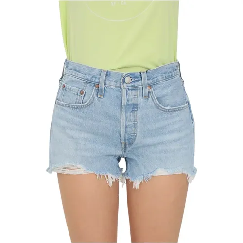 Levi's, Denim Shorts , Damen, Größe: W25 - Levis - Modalova