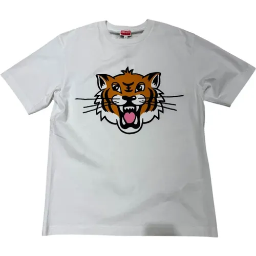 Logo Tiger T-shirt Made in Portugal , male, Sizes: S, L, M, XL - Kenzo - Modalova