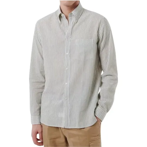 Striped Linen Shirt Tailor Fit , male, Sizes: L, 3XL, 2XL - Xacus - Modalova