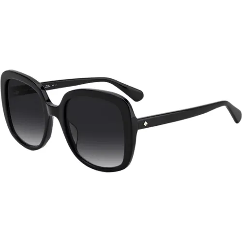 Schwarze Acetat Damen Sonnenbrille - Kate Spade - Modalova