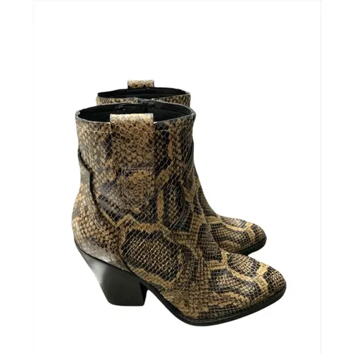 Trendy Cowboy Ankle Boots , female, Sizes: 7 UK, 4 UK, 5 UK - Ash - Modalova
