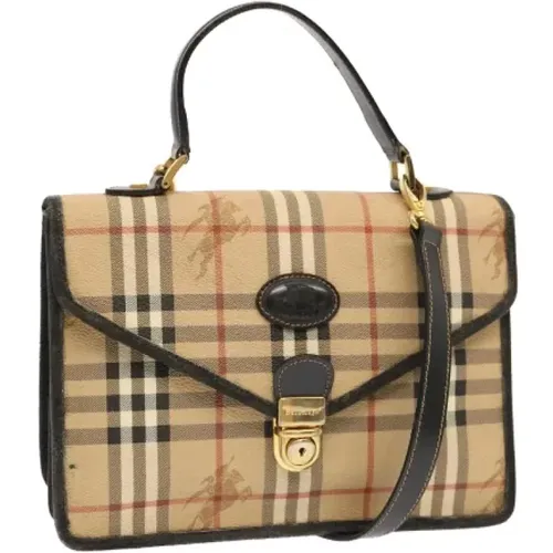 Pre-owned Canvas handbags , female, Sizes: ONE SIZE - Burberry Vintage - Modalova