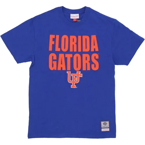 Florida Gators Basketball Team Tee , male, Sizes: XL, M - Mitchell & Ness - Modalova