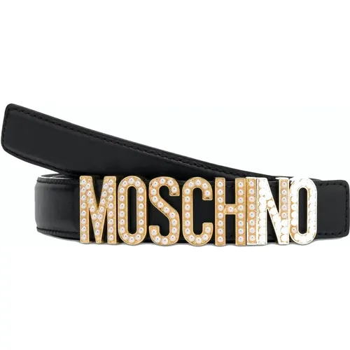 Logo Belt , female, Sizes: S - Moschino - Modalova