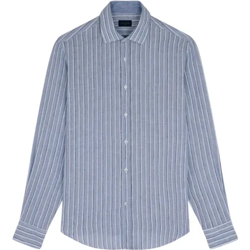 Camicia in lino , male, Sizes: XL, 3XL, 2XL - PAUL & SHARK - Modalova