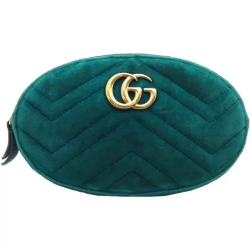 Pre-owned Suede clutches , female, Sizes: ONE SIZE - Gucci Vintage - Modalova