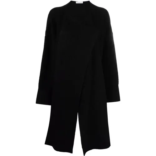 Draped Alpaca Yak Hair Cardigan , female, Sizes: S - JW Anderson - Modalova