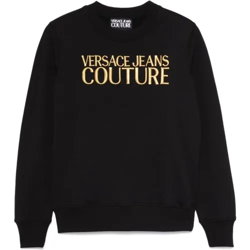 Sweatshirt for Women Aw24 , female, Sizes: S, M - Versace Jeans Couture - Modalova