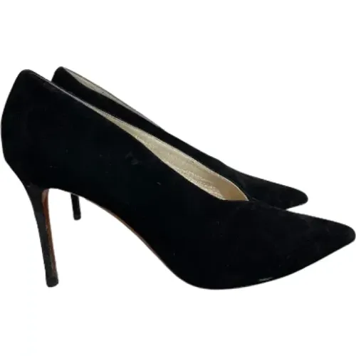 Pre-owned Suede heels , female, Sizes: 6 UK - Celine Vintage - Modalova