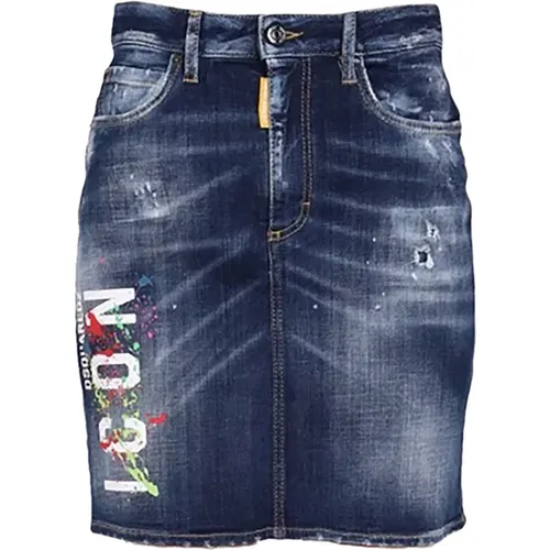 Skirt , female, Sizes: XS, 2XS, 3XS, 4XS - Dsquared2 - Modalova