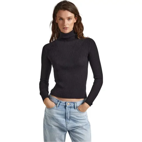 Rollkragenpullover , Damen, Größe: L - Pepe Jeans - Modalova